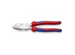 Knipex 09 05 240 Kraft-Kombizange "Lineman's Pliers"" Amerikanisches Modell Mit Mehrkomponenten-HüLlen Verchromt 240 Mm)"