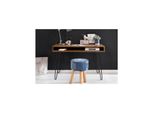 Wohnling Schreibtisch Bagli Massivholz Braun 110 X 60 X 76 Cm