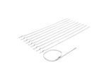 BGS Achsmanschetten-Schellen-Satz, Edelstahl, Rostfrei, 7 Mm, 50 - 120 Mm, 10-Tlg. ; BGS Technic (70328)