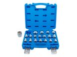 BGS SteckschlüSsel-Einsatz-Satz, Sechskant, Antrieb Innenvierkant 12,5 Mm (1/2"), SW 8 - 32 Mm, 19-Tlg. ; BGS Technic (9131)