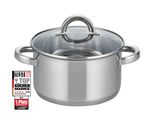 Fleischtopf Elo Basic "Opal", Silber (Edelstahlfarben), Ø:16Cm, TöPfe, Fleischtopf, Induktion