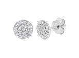 Paar Ohrstecker Vivance "Zirkonia", Silber (Silber 925), Ohrringe, Damen, Silber 925 (Sterlingsilber)