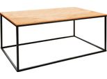Couchtisch Paroli, Braun (Eiche, Schwarz, Eiche), B:100Cm H:40Cm T:60Cm, Tische, Couchtisch