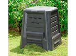 Komposter KHW, anthrazit, B:75cm H:87cm T:75cm, Kunststoff, Komposter, Komposter