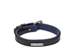 Armband Fossil "Schmuck Geschenk Metall, Leder, Textil Everett", Metallfarben, Schwarz, Blau, ArmbäNder, Damen, 28,2Cm, Leder Metall Textil, Leder, Metall, Textil, Armband