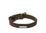 Armband Fossil "Schmuck Geschenk Metall, Leder, Textil Everett", Metallfarben, Braun, GrüN, ArmbäNder, Damen, 28,2Cm, Leder Metall Textil, Leder, Metall, Textil, Armband