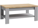 Couchtisch Forte "Bohol", Grau (Eichefarben, Grau, Eichefaeben), B:100Cm H:45,7Cm T:60Cm, Tische, Couchtisch, Breite Ca. 100 Cm