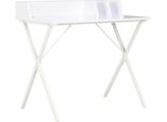 vidaXL Schreibtisch Weiß 80x50x84 cm - Computer Tisch - Computer Tische - Computer Schreibtisch - Computer Schreibtische