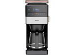 Grind Aroma Xl KM8428 Mit Mahlwerk , Filtermaschine Schwarz/Edelstahl, Glaskanne