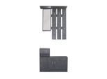 Hti-Living Garderobenpaneel Mit Schuhschrank Thekla Beton