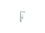 Grohe Waschtisch-Einhebelmischer Lineare 1/2", L-Size, Ablaufgarnitur, Supersteel (23296DC1)