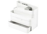 Kosmetik-Organizer Grau/Weiß