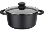 Kochtopf Gsw "Silcoguss Noir", Schwarz, H:12Cm Ø:24Cm, TöPfe, Kochtopf, Induktion