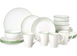 Kombiservice Ritzenhoff & Breker "Adela", GrüN, 20 Stk., Porzellan, Geschirr-Sets, Kombiservice, Aus Porzellan FüR 4 Personen