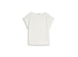Tom Tailor Damen Loose Fit T-Shirt, Weiß, Uni, Gr. Xxxl