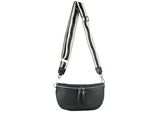 UmhäNgetasche "Nico", Damen, Gr. B/H/T: 30Cm X 15Cm X 7Cm Onesize, Schwarz, Leder, Collezione Alessandro, Taschen UmhäNgetasche, Ledertasche Mit Breitem Trageriemen