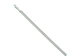 Armband Vivance "925/- Sterling Silber Rhod. Panzerarmband", Weiß, ArmbäNder, Damen, 23Cm, Silber 925 (Sterlingsilber), Glitzernd, Armband