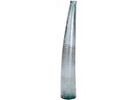 Bodenvase Gilde "Bodenvase Bleu", Blau, B:20Cm H:120Cm T:20Cm Ø:20Cm, Glas, Vasen