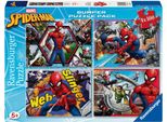 Puzzle Ravensburger "Spider-Man, Rettung In Der Not", Bunt, Puzzles, Kinderb:36Cm H:26Cm, Pappe, Motiv, Made In Europe, B:36Cm H:26Cm