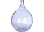 Bodenvase Gilde "Bodenvase Rund Cordoba", Flieder, B:40Cm H:56Cm T:40Cm Ø:40Cm, Glas, Vasen