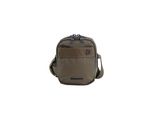 Schultertasche Discovery "Downtown", Damen, Gr. B/H/T: 14Cm X 18,5Cm X 18,5Cm, GrüN (Khaki), Kunstfaser, Unifarben, Taschen Schultertasche, Aus Rpet-Polyester