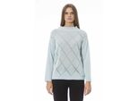 Strickwaren Stehkragenpullover