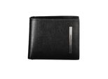 Schwarzes Polyester-Portemonnaie