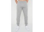 Nike Herren Wiederholung Taping Logo Fleece Cuffed Jogger in Grau