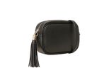 UmhäNgetasche "Alpha", Damen, Gr. B/H/T: 20Cm X 15Cm X 6Cm Onesize, Schwarz, Leder, Collezione Alessandro, Taschen UmhäNgetasche, Der Perfekte Klassiker Aus Leder
