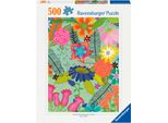 Puzzle Ravensburger "Blumenjungle", Bunt, Puzzles, Kinderb:36Cm H:49Cm, Pappe, Motiv, Made In Germany, B:36Cm H:49Cm