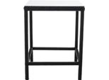 Gartenmöbel - Sitzbank - Dunkelgrau/Grün - Gartenmöbel Kunststoff - Gartenmöbel - Tisch - Glas Tisch - 84 x 84 x 110,5 cm