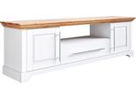 Tv-Board Otto Home "Melissa", Gelb (Weiß, Honig), B:171Cm H:171Cm T:39Cm, Fsc-Zertifiziertes Massivholz, Sideboards, Tv-Board, Lowboard, 2-TüRig, Breite 171 Cm, Kiefer Massiv, Fsc