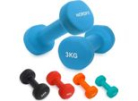 Neopren beschichtete Gusseisen -Dumbbells Heimtraining, Pilates, Fitnessstudio, Cardio, Krafttrainingsausrüstung Männer, Frauen & Kinder, Hantelgewich