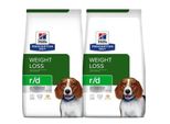 Hill's Prescription Diet R/D Croquettes Chien Weight Reduction 2X10 Kg