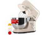 Klarstein Küchenmaschine, Knetmaschine mit 5L Schüssel, 2000W Profi Küchenmaschine mit Knethaken und Schneebesen, Universal Küchenmaschine mit 6 Stufen, Teigmaschine zum Rühren, Kneten und Aufschlagen