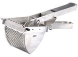 Kartoffelpresse Gefu "Pantara", Silber, B:11Cm L:30,8Cm T:12,4Cm, Edelstahl, KüChenpressen, Einfache Bedienung