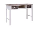 vidaXL Schreibtisch Braun 110 × 45 × 76 cm Holz - Schreibtisch - Schreibtische - Arbeitstisch - Arbeitstische
