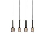 Searchlight Pendelleuchte "Dulwich 4Lt Pendelleuchte - Schwarzes Metall", Schwarz, H: 27Cm, 1 Stk., Leuchten, Pendelleuchte