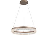 Searchlight Led Pendelleuchte "Maddie-Led-Pendelleuchte, Latte-Metall", Energieeffizienz: G (A-G), Latte, 1 Stk., Leuchten, Led Pendelleuchte