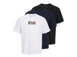 Jjecorp Graphic Tee Ss 3PK Herren T-Shirt