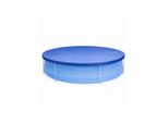 Happy People Poolabdeckung Rund Stahlrahmenpool 366 Cm Abdeckplane Poolplane 400 Cm Gummizug