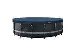 Intex 28085 Pool Abdeckplane Rund Deluxe 549 Cm Mit 20Cm ÜBerhang Plane Cover