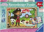 Puzzle Ravensburger "Gabby's Dollhouse, 2X24", Bunt, Puzzles, Kinderb:26Cm H:18Cm, Pappe, Made In Europe, B:26Cm H:18Cm