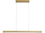 Searchlight Led Pendelleuchte "Madeleine Led-Pendelleuchte, Goldenes Metall", Energieeffizienz: G (A-G), Goldfarben, H: 10Cm, 1 Stk., Leuchten, Led Pendelleuchte