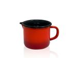 Emaille Milchtopf Rom Mit Ausguss, Ø 12 Cm, Inh.1,0 L