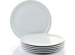 Pizzateller Retsch Arzberg "Pizzateller", Weiß, Ø:30Cm, Porzellan, Speiseteller, Teller Set, Porzellan