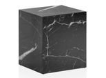 Wohnling WL6.854 Couchtisch Monobloc Schwarz (Marmor) 40 Cm X 40 Cm X 45 Cm