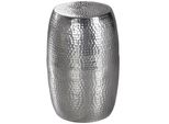 Kadima Design Beistelltisch Enns: Orientalisch, Aluminium, 30 Cm Breite, Goldfarbenes Finish