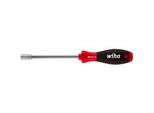 Schraubendreher-Bithalter Softfinish 1/4" Schwarz/Rot, Magnetisch"