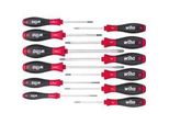 Schraubendreher-Set Softfinish, 12-Teilig Schwarz/Rot